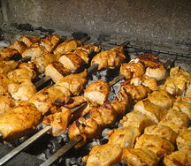 Шашлык из куриной грудки