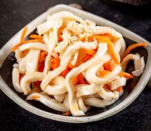 Кальмар с морковью