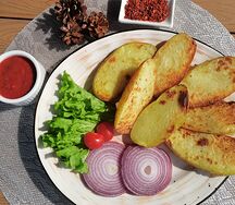 Шашлык из картофеля