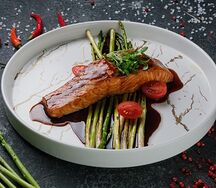 Стейк лосося