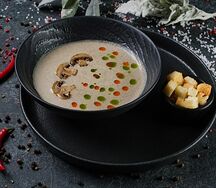 Крем суп грибной