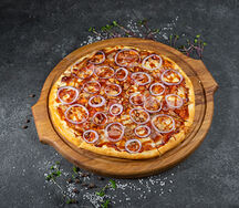 Пицца с цыпленком 30см/тонкое