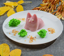 Кот желейный клубничный