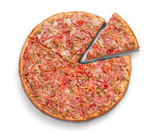 Пицца Грибы с ветчиной