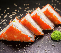 Крабовый острый сэндвич