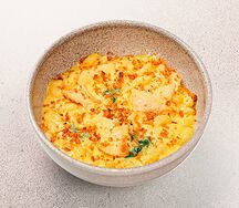 Мак энд чиз с курицей и шпинатом