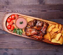 Свиные ребрышки су-вид