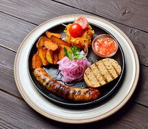 Домашняя баранья колбаса