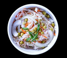 Салат с квашеной капустой