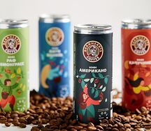 Холодный кофе Coolbrew в алюминиевой банке