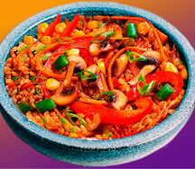 Вок с овощами в соусе хойсин