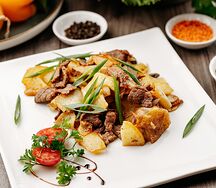 Картофель по-домашнему с мясом