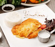 Курица под сырной корочкой