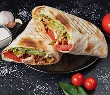 Классическая мегашаурма Много Мяса Xxl