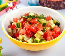 Салатик из свежих овощей
