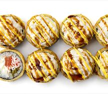 Ролл Темпура с крабом и курицей