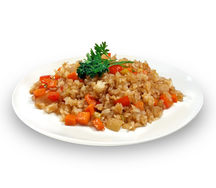 Японский плов с овощами