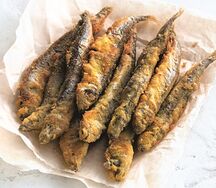 Жареная мойва