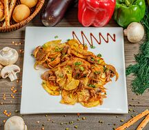 Картофель по-домашнему с мясом