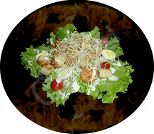 Салат цезарь с курицей