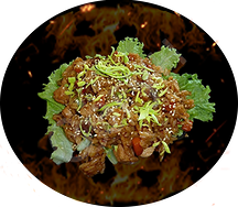 Тяхан с курицей