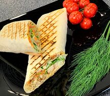 Шаурма со свининой на углях