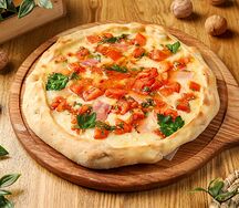 Хачапури с беконом и томатами