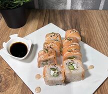 Филадельфия с лососем и двойным сыром