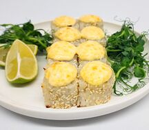 Классический запеченный с лососем