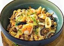 Тяхан Море с лапшой, яйцом