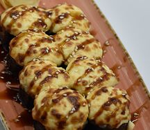 Запеченный ролл с крабом