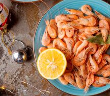 Пивные креветки отварные