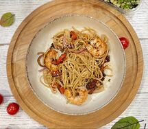 Лапша Wok креветки