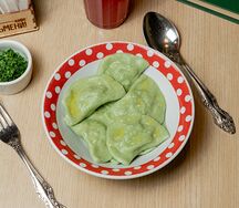 Вареники с картофелем и грибами средняя порция