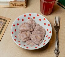Вареники с яблоком средняя порция