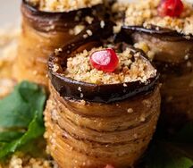 Баклажаны с орехами