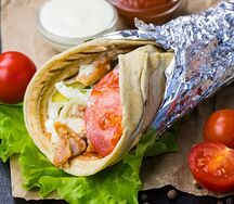 Шаурма Греческая с курицей
