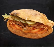 Шаурма в армянском матнакаше мини со свининой
