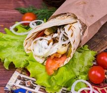 Шаурма Греческая со свининой