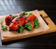 Перец болгарский на углях