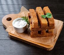 Гренки чесночные