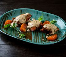 Филе цыпленка с соусом Баже