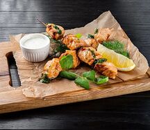 Шашлык из лосося