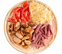 Закрытая пицца Мясная