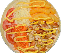 Сырная закрытая пицца