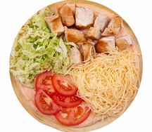 Закрытая пицца Цезарь
