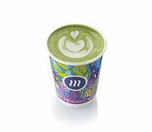 Матча зеленая на кокосовом молоке