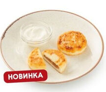 Сырники с яблочной начинкой
