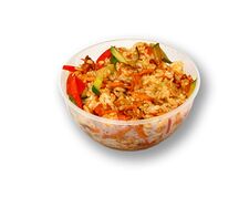 Плов с овощами вегетарианский
