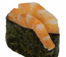 Гункан с креветкой